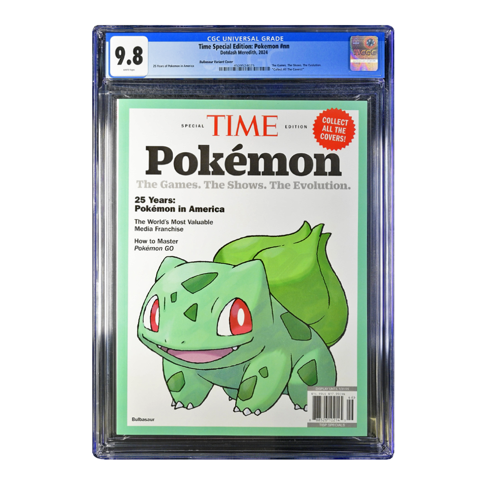 TIME Magazine - Pokemon Bulbasaur 2024 (9.8)