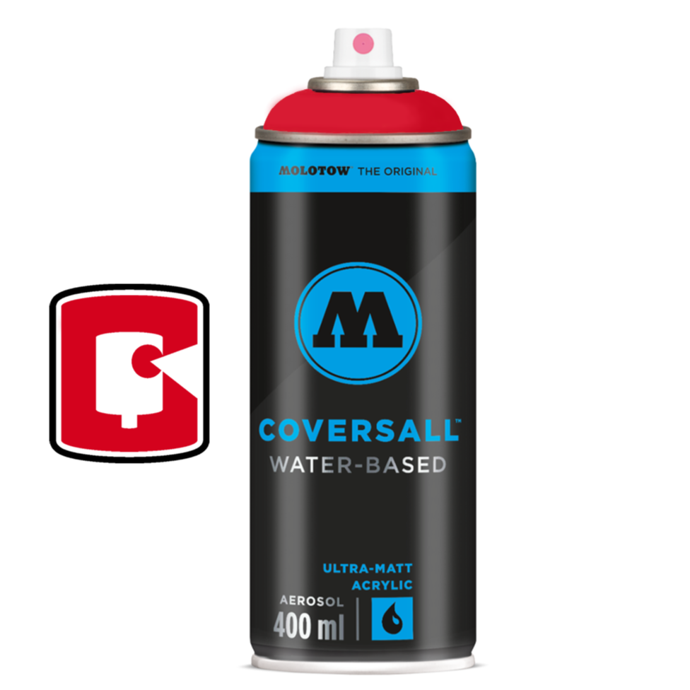 Traffic Red Molotow Coversall Water-Based 400ML Spray Paint