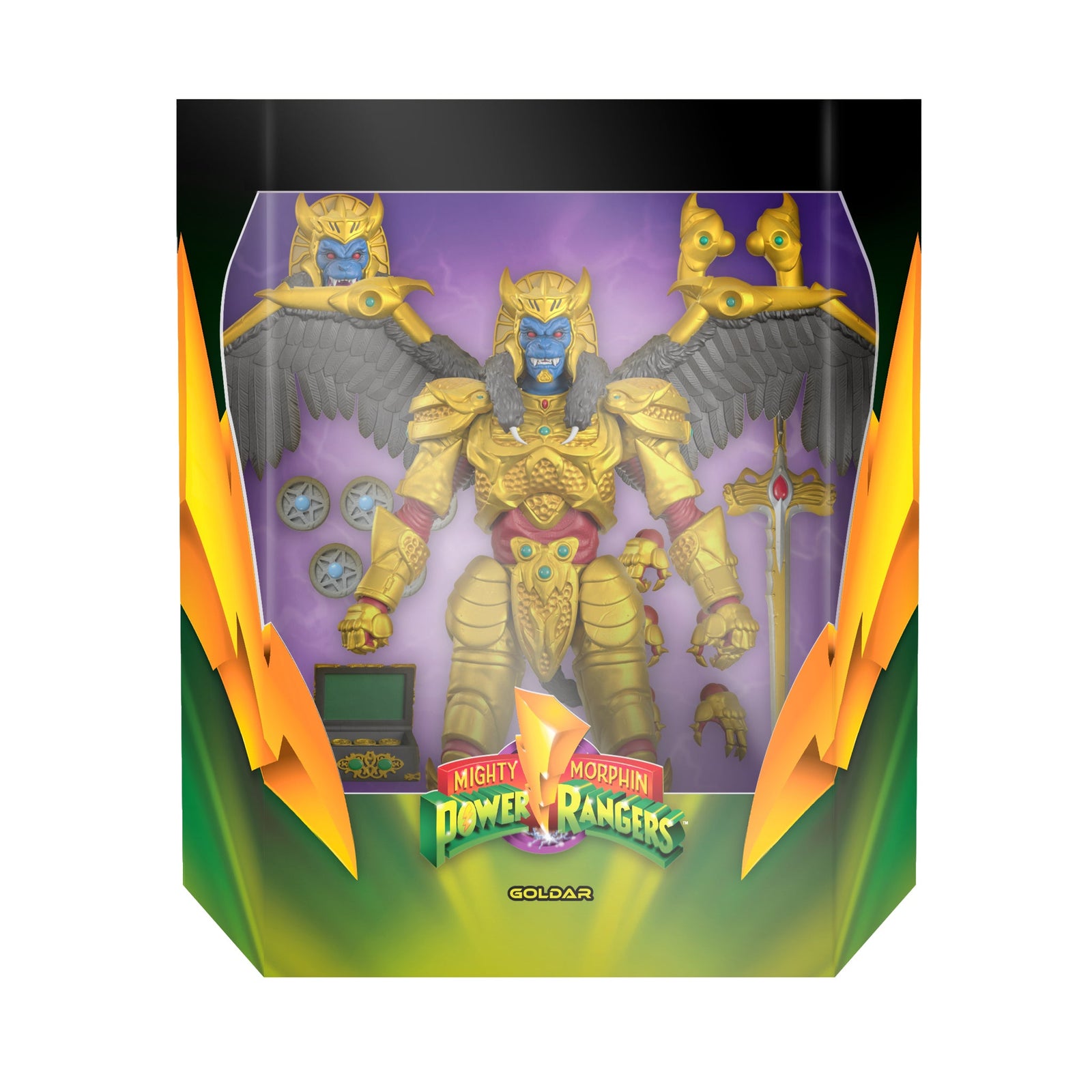 Goldar - Mighty Morphin Power Rangers Wave 1 - ULTIMATES! Figure by Super7