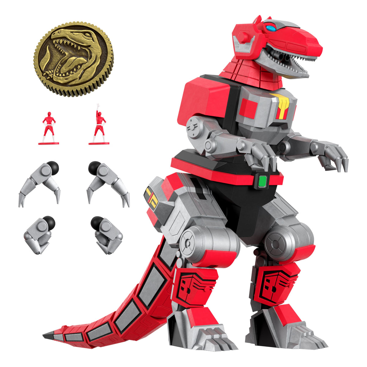 Tyrannosaurus Dinozord - Mighty Morphin Power Rangers - ULTIMATES! Figure by Super7