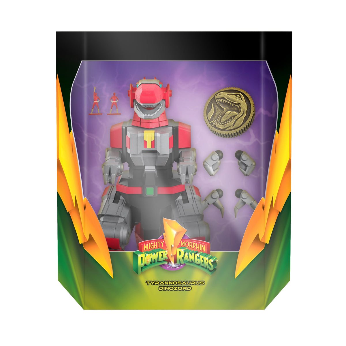 Tyrannosaurus Dinozord - Mighty Morphin Power Rangers - ULTIMATES! Figure by Super7