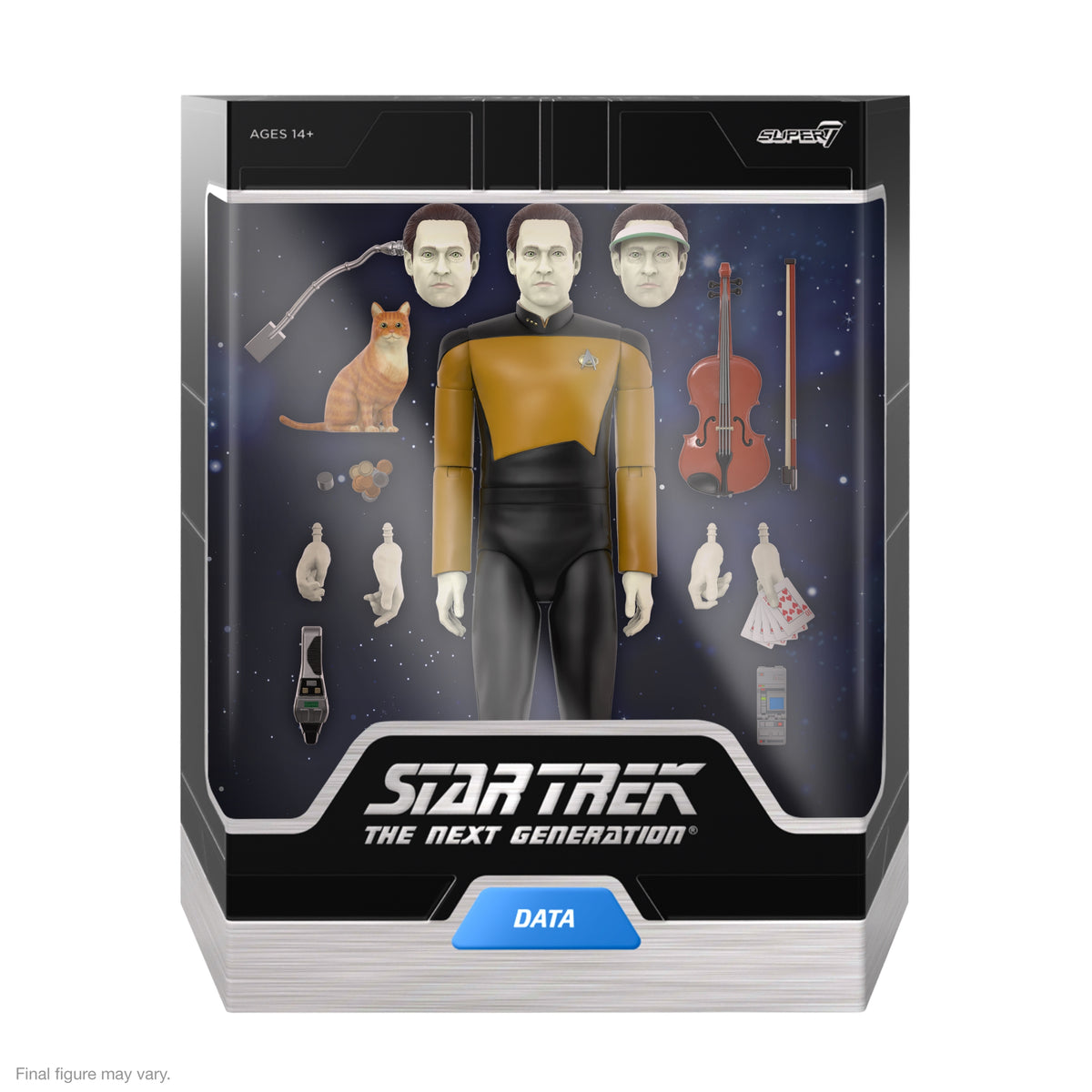 Data - Star Trek The Next Generation Ultimates! Figure by Super7