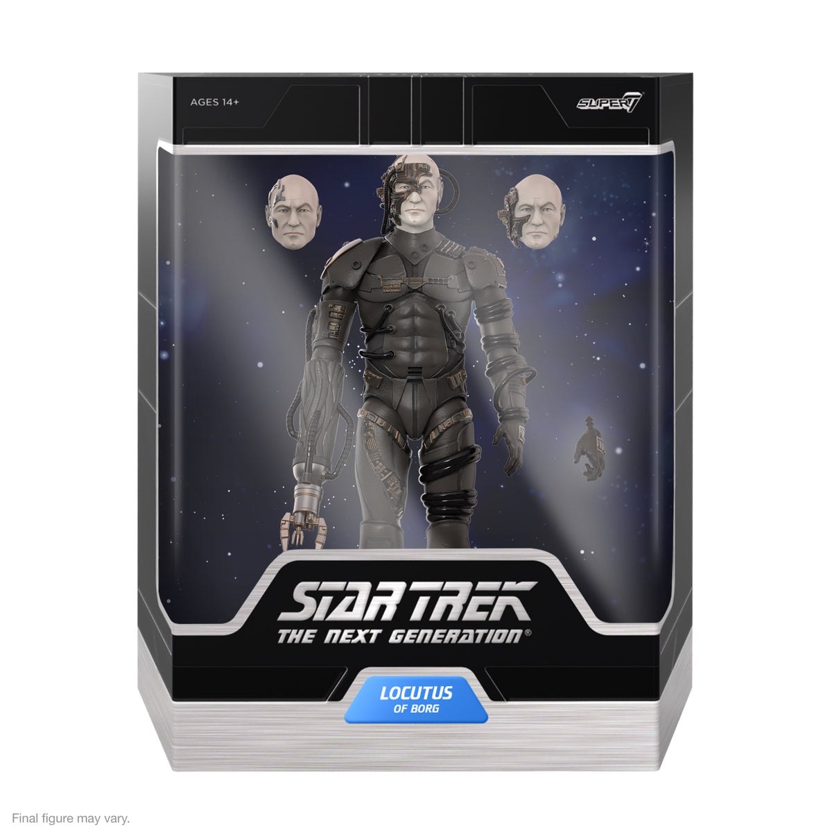 Locutus of Borg - Star Trek The Next Generation Ultimates! Figure by Super7
