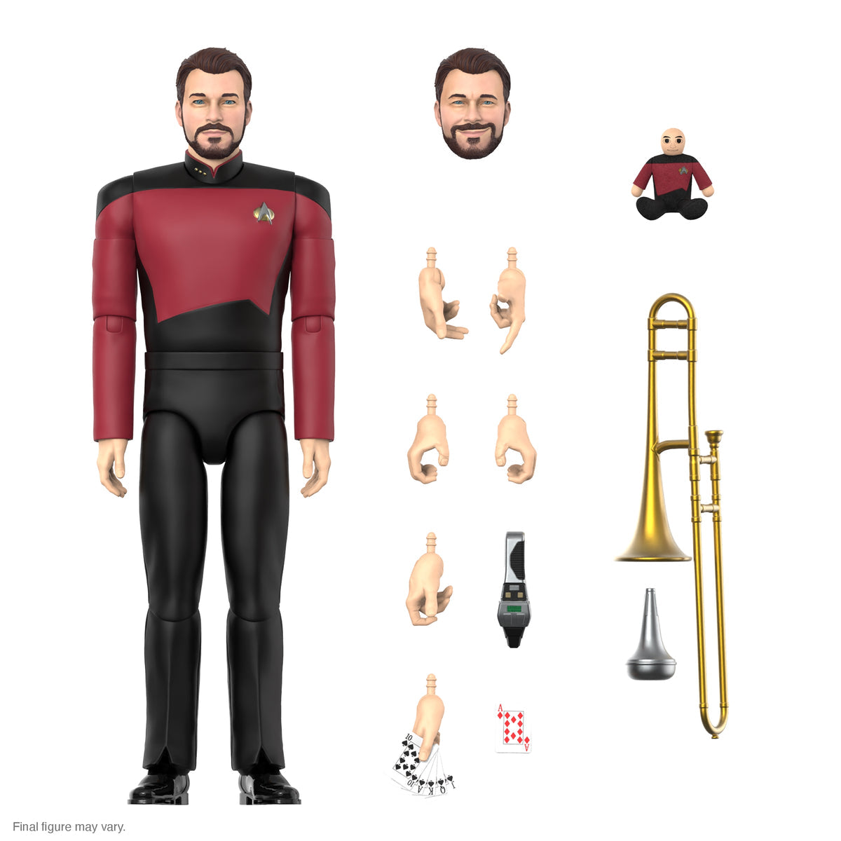 Riker - Star Trek The Next Generation Ultimates! Figure by Super7