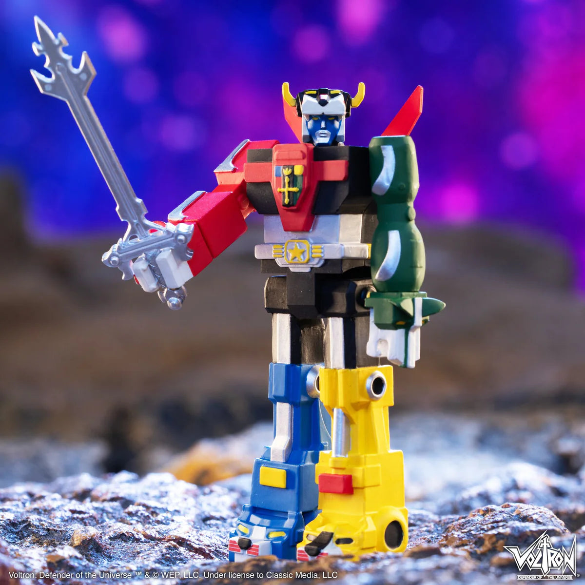 Voltron (Vintage Package) - Voltron ReAction Figure by Super7