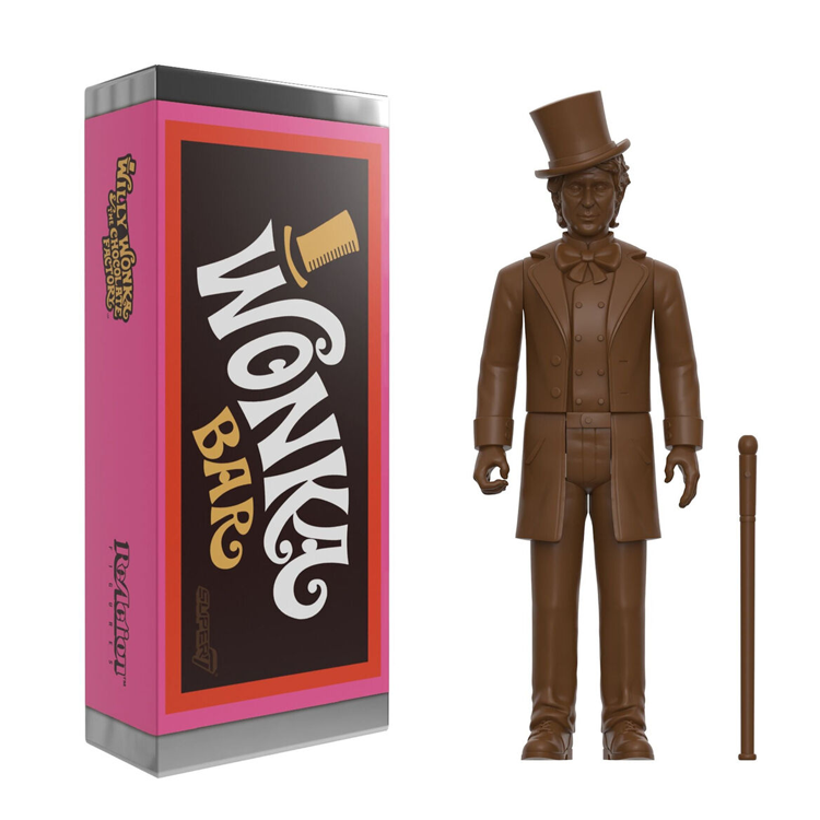 Willy Wonka in Chocolate Bar - ReAction Figure by Super7