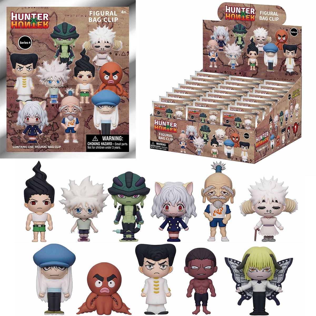 Hunter x Hunter Series 4 -  Blind Bag Figural Bag Clip
