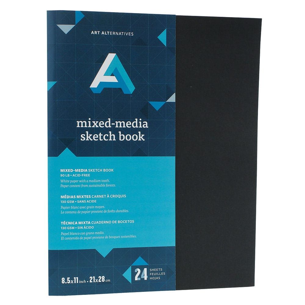 8.5" x 11" Artist's Multimedia Sketch Books 24 Sheets by Art Alternatives