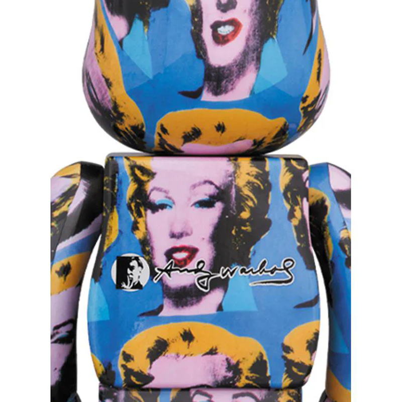 Andy Warhol Marilyn Monroe - 100% and 400% Bearbrick Set by Medicom Toy
