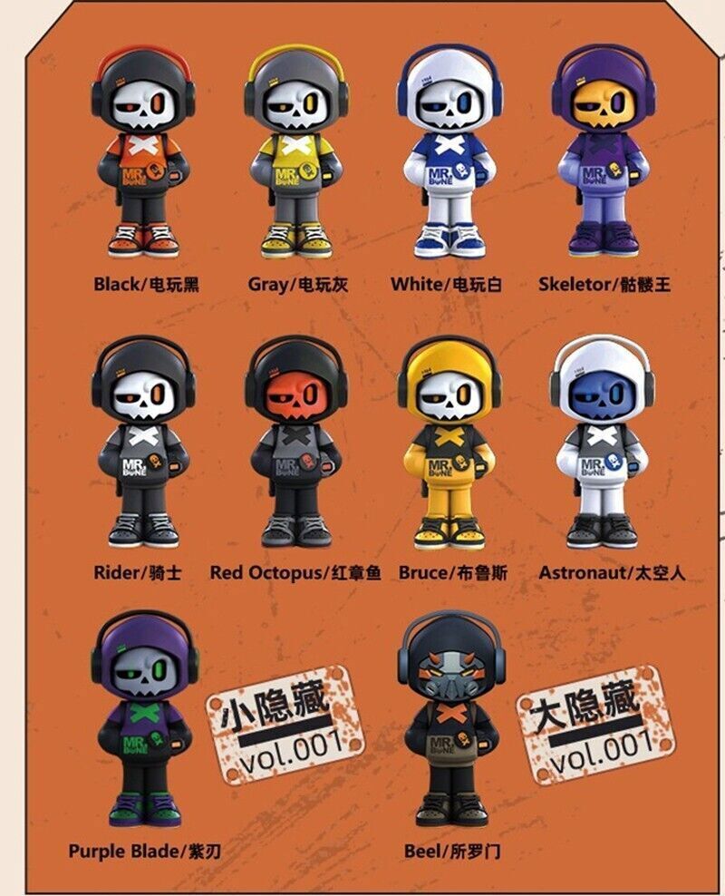 Mr. Bone Blind Box Series 1 From D.A.T. Studio X Mytoy
