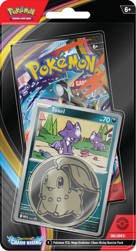 Pokemon Mega Evolution ME04: Chaos Rising Checklane Blister