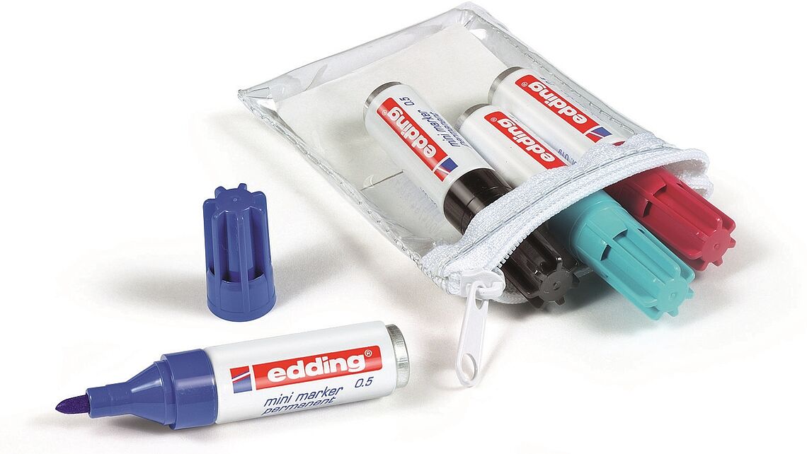 Edding Mini Markers Set Permanent Marker