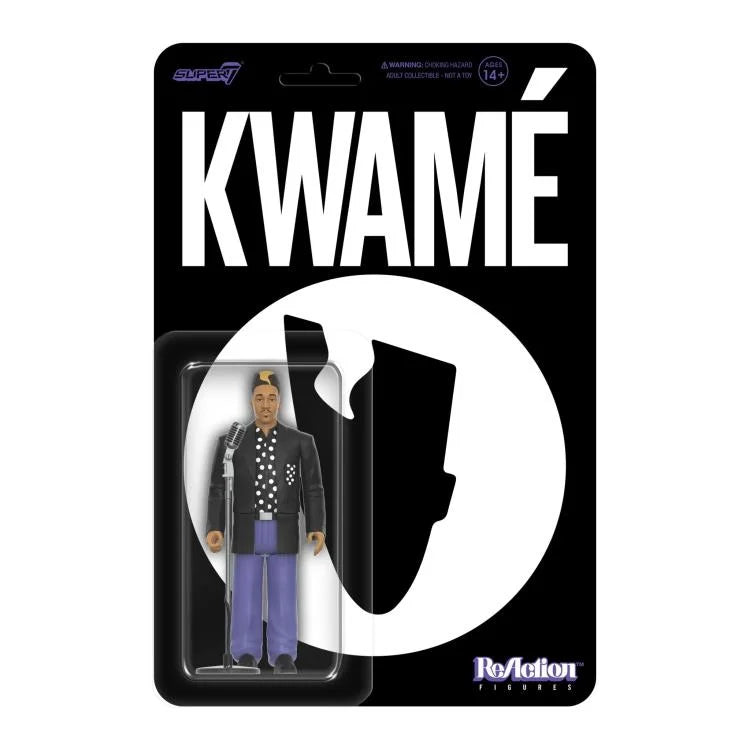 KWAME ReAction Figure - KWAME (Black/White Polka Dot) by Super7