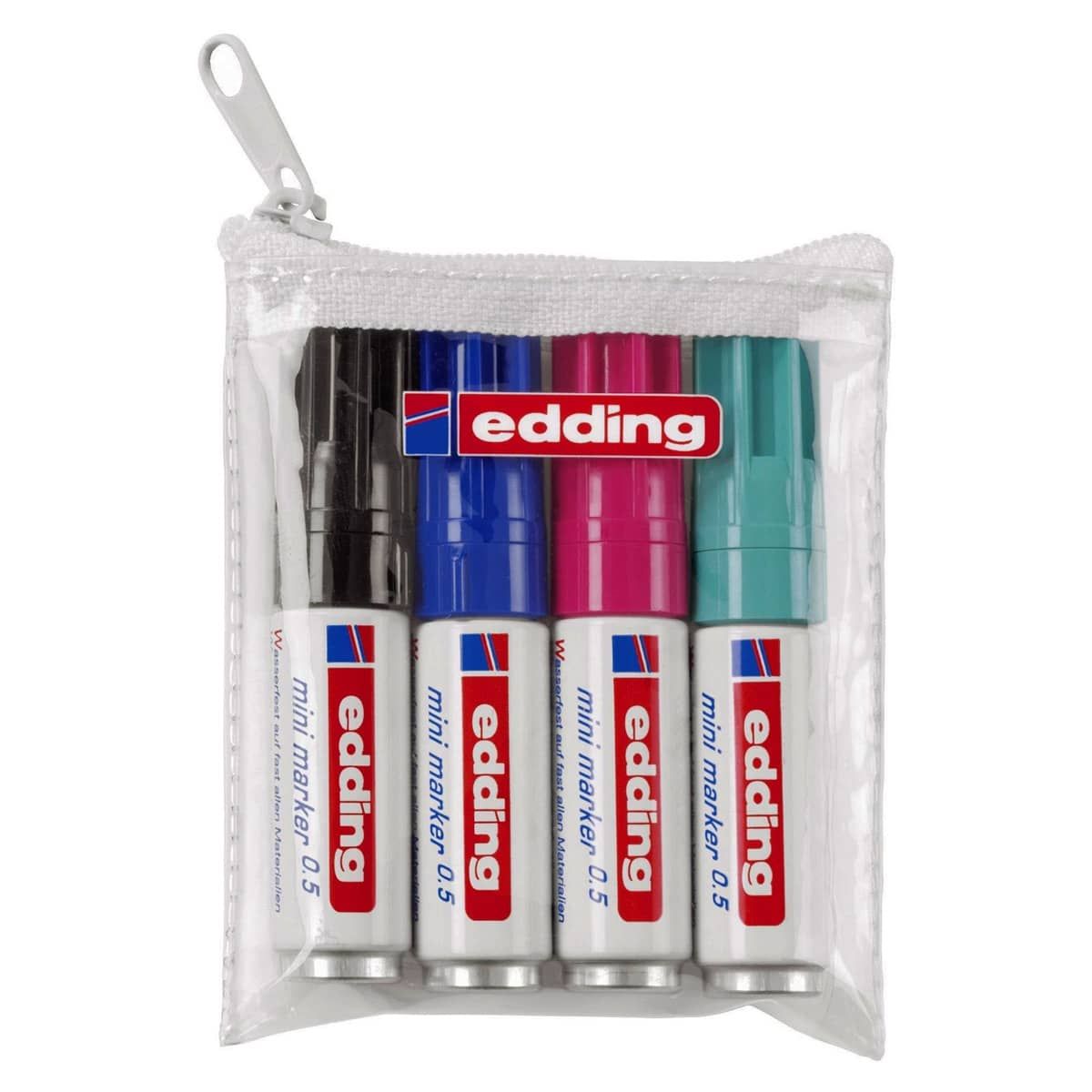 Edding Mini Markers Set Permanent Marker