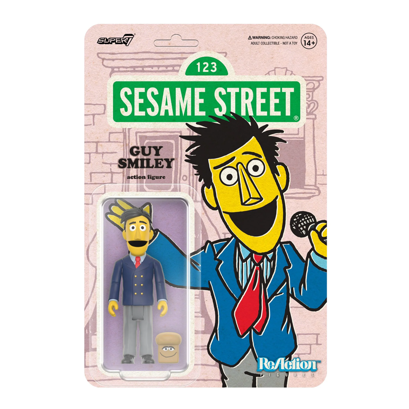 Guy Smiley (w/ Bread) ReAction Figure - Sesame Street by Super7