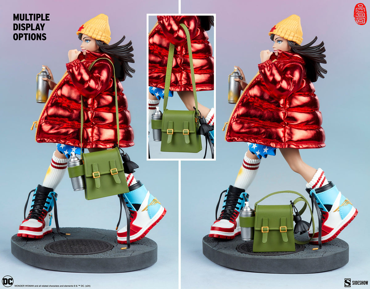 Hype Girl (Wonder Woman) Designer Collectible Statue - Mimi Yoon x Sideshow x DC Comics