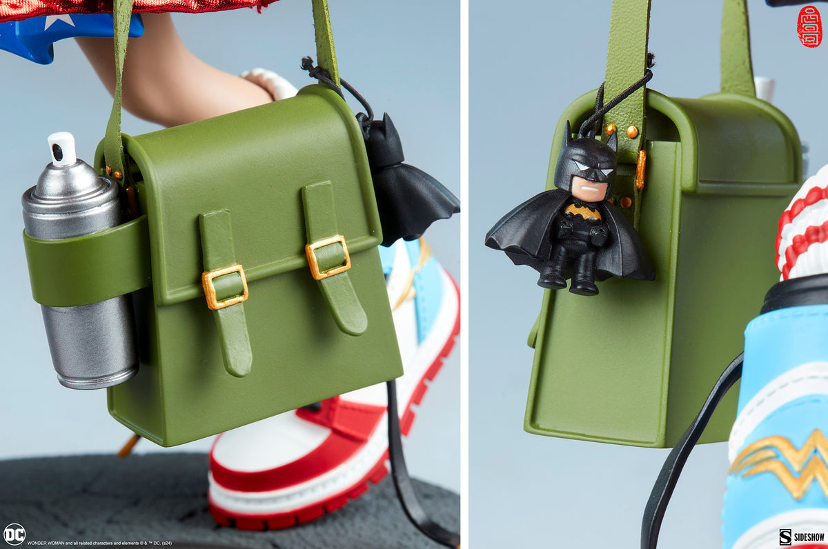 Hype Girl (Wonder Woman) Designer Collectible Statue - Mimi Yoon x Sideshow x DC Comics