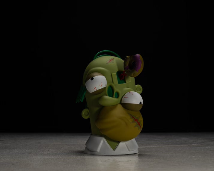 Simpsons Donut Brain Zombie by Bakea x Martian Toys
