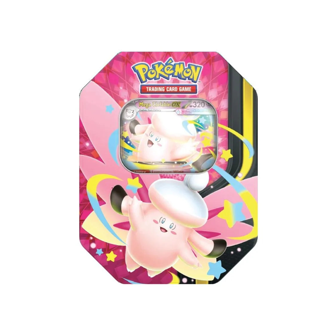 Pokemon Mega Moonlit Tin - Mega Clefable ex