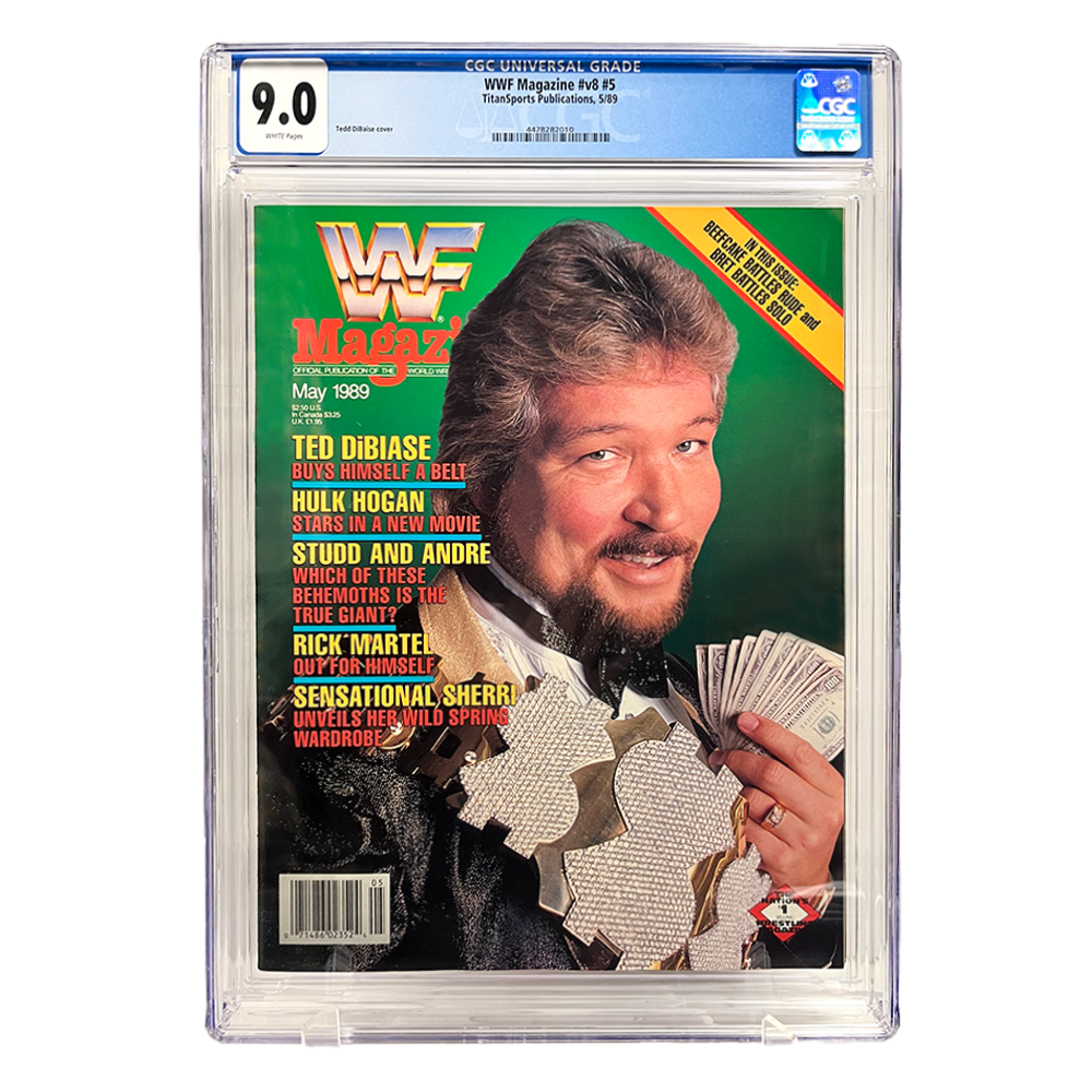 WWF Magazine - Million Dollar Man 1989 (9.0 TOP POP)