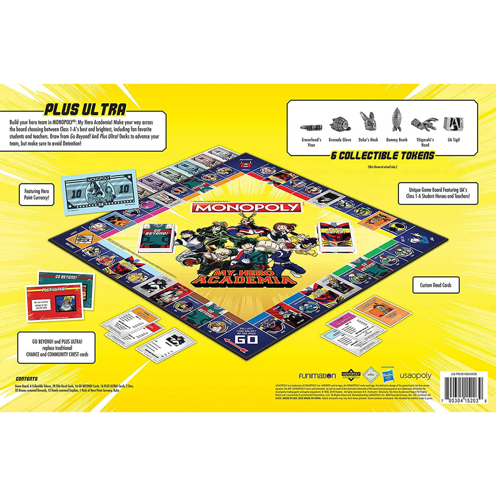 My Hero Academia Monopoly Board Game