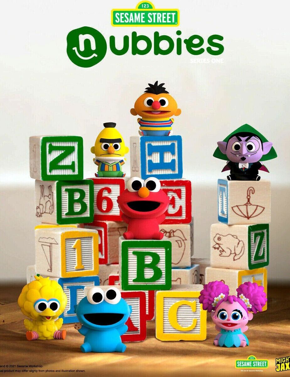 Sesame Street Nubbies Blind Box - Mighty Jaxx