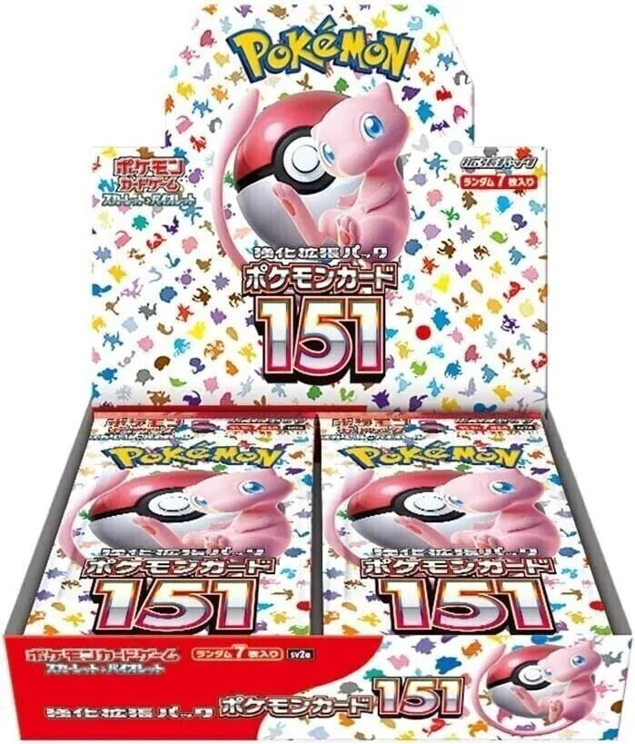 Pokemon Cards - Scarlet &amp; Violet 151 sv2a Booster Japanese Packs