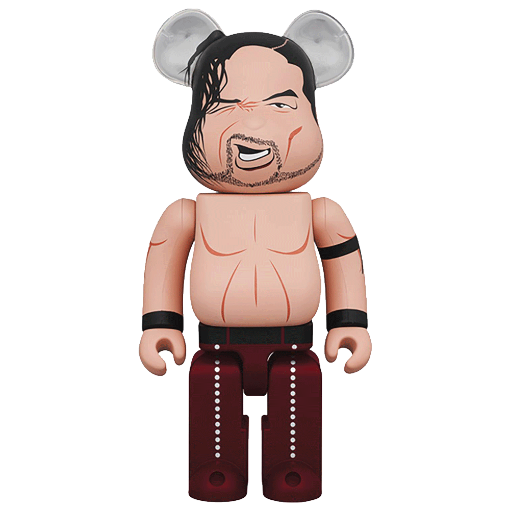 Shinsuke Nakamura - WWE 100% and 400% Bearbrick Set by Medicom Toy