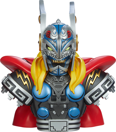 Urban Aztec Thor God of Thunder by Jesse Hernandez x Unruly Industries