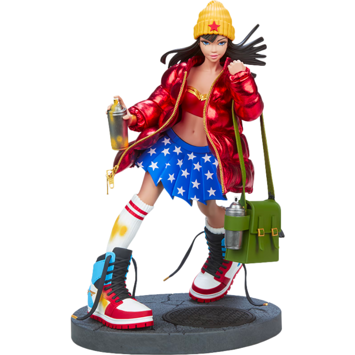 Hype Girl (Wonder Woman) Designer Collectible Statue - Mimi Yoon x Sideshow x DC Comics