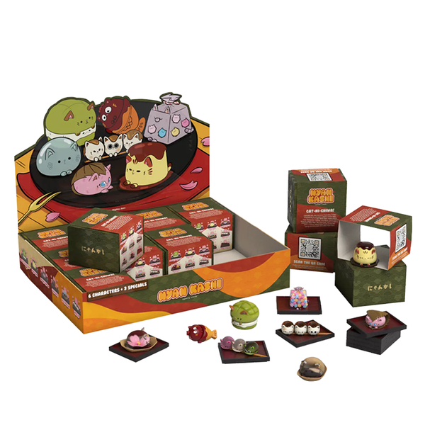 Kawaii Nyan Kashi Nyommy Treats Cute Cat Blind Box by Mighty Jaxx