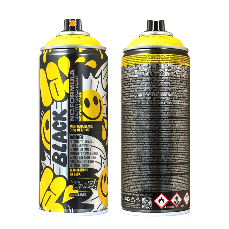 Black Artist Edition Laia Yellow - Montana 400ml Collector's Spray Paint