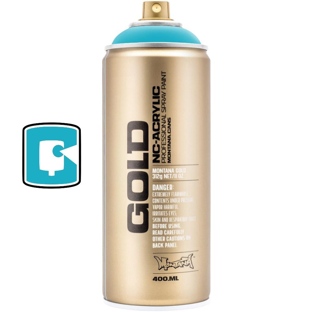 100% Cyan-Montana Gold-400ML Spray Paint-TorontoCollective