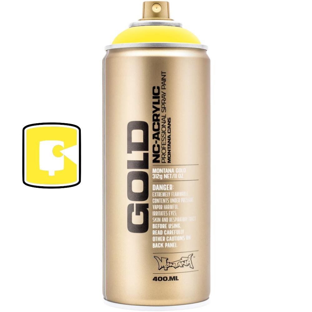 100% Yellow-Montana Gold-400ML Spray Paint-TorontoCollective
