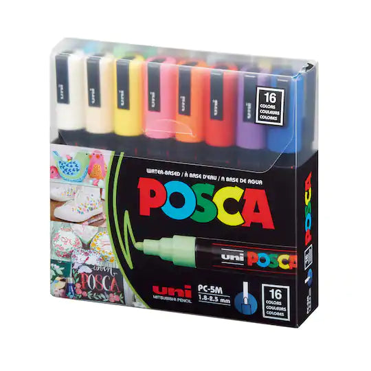 Posca 5M Standard Pack of 16