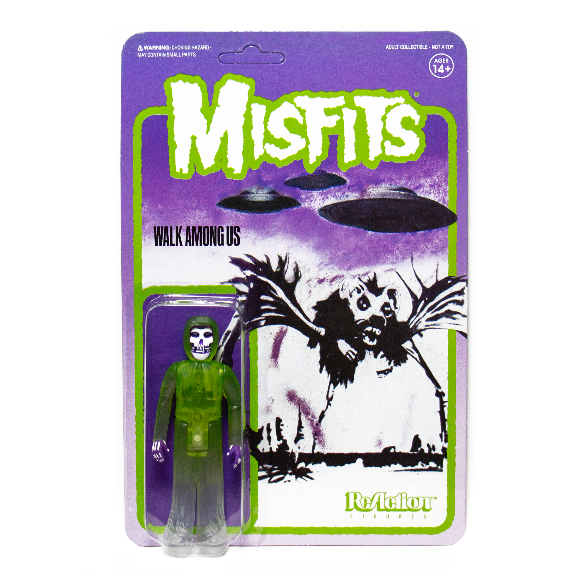 Misfits ReAction Figure - Fiend Walk Among Us (Green) by Super7 *PUNCHED