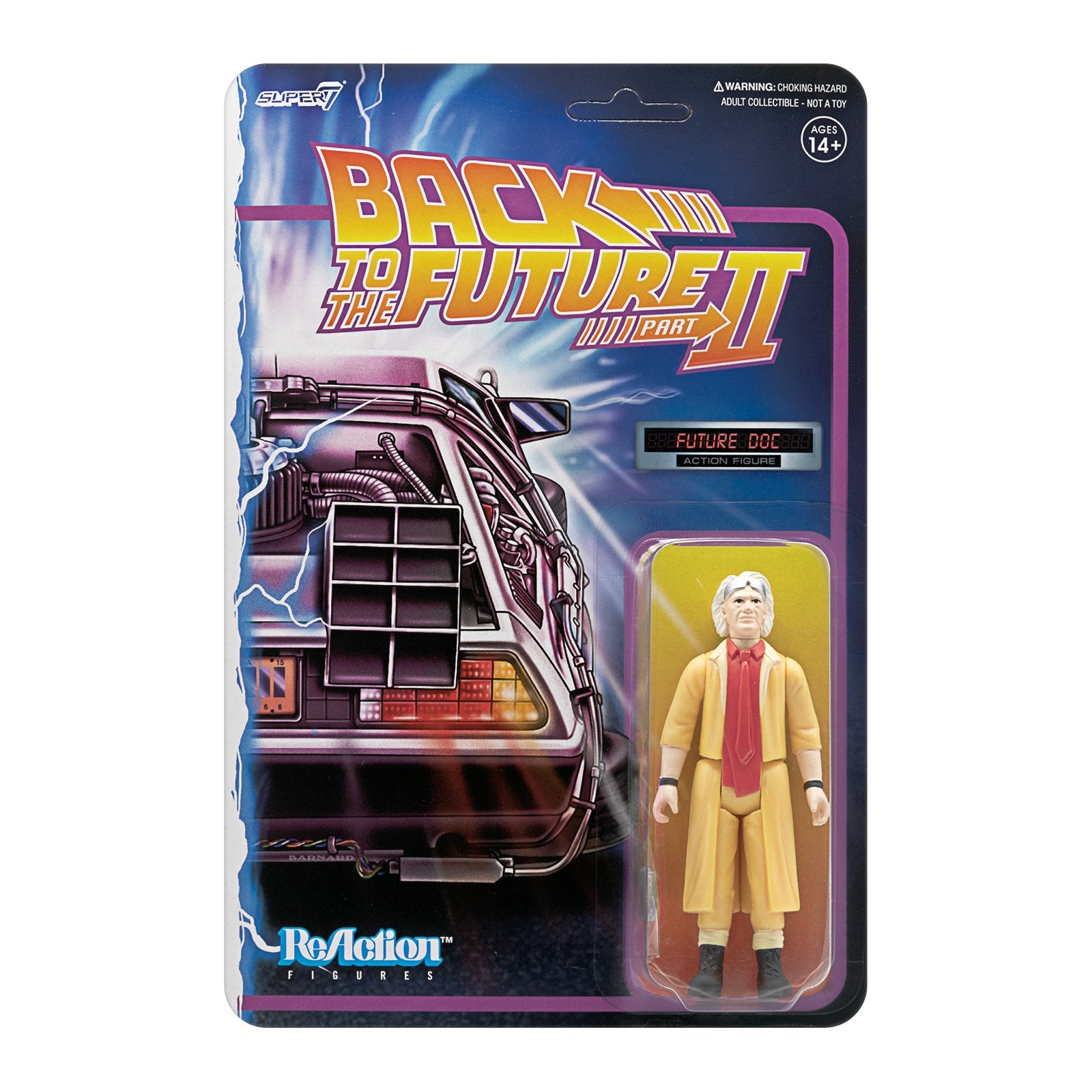 Back to the Future 2 ReAction Figure Wave 1 - Doc Brown Future by SUPER7