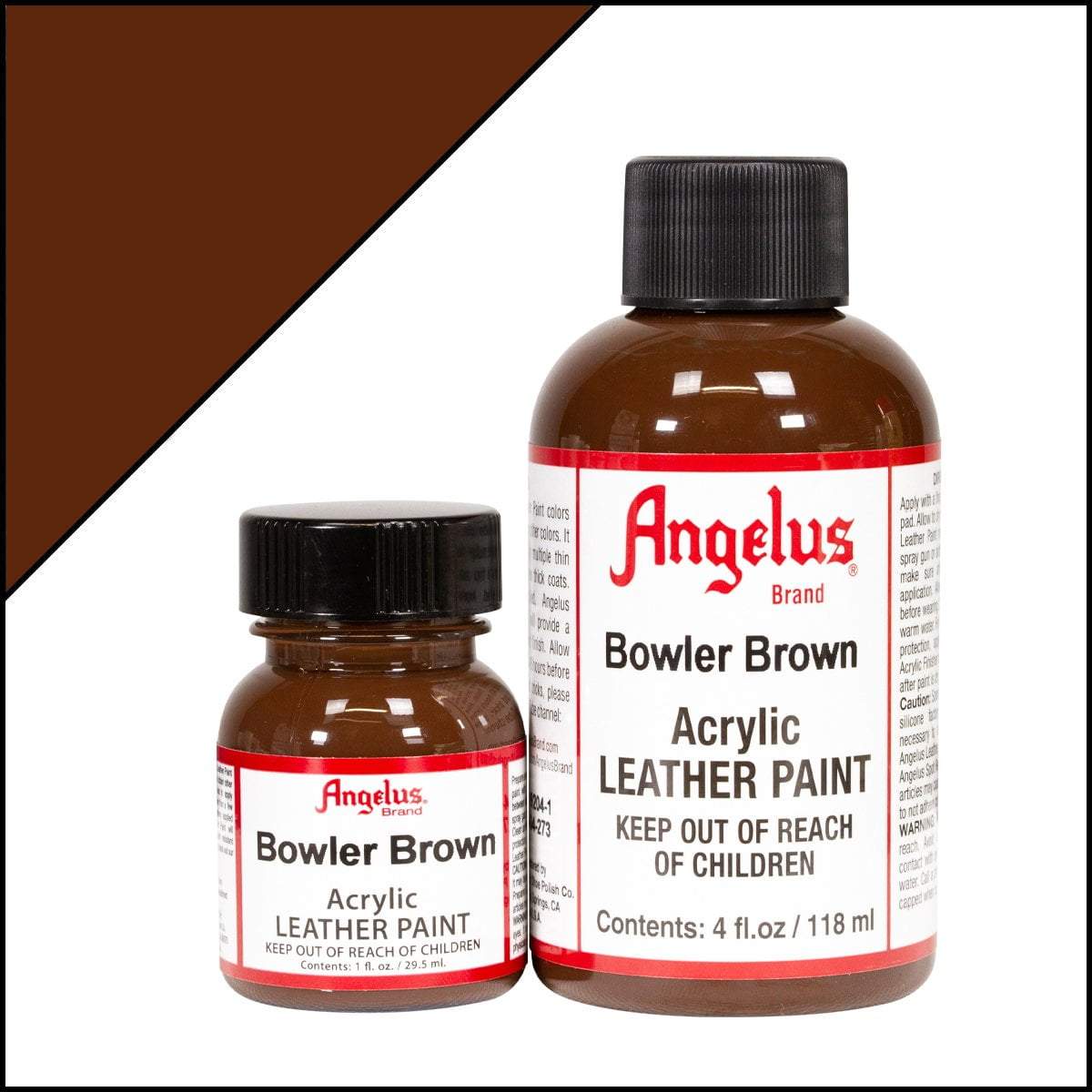 Bowler Brown Angelus Leather Paint 1oz