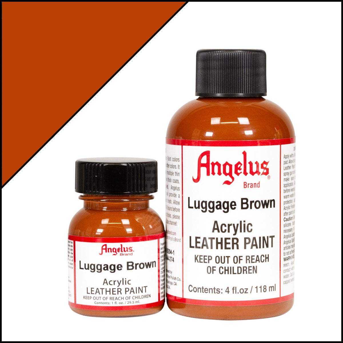 Luggage Brown Angelus Leather Paint 1oz