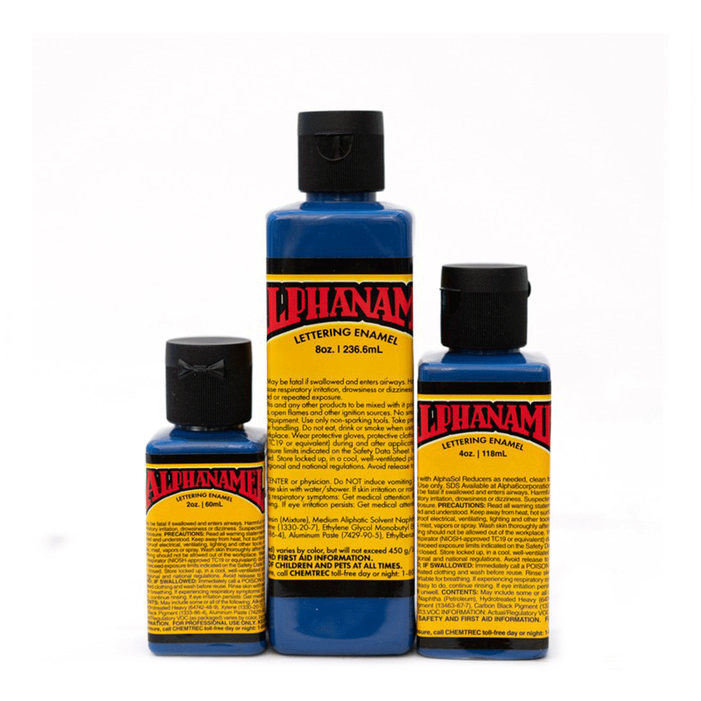 Alpha Blue Alphanamel Enamel Paint by Alpha 6 Corp