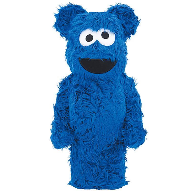 Cookie Monster Costumer Version 1000% Bearbrick by Medicom Toy *Displayed