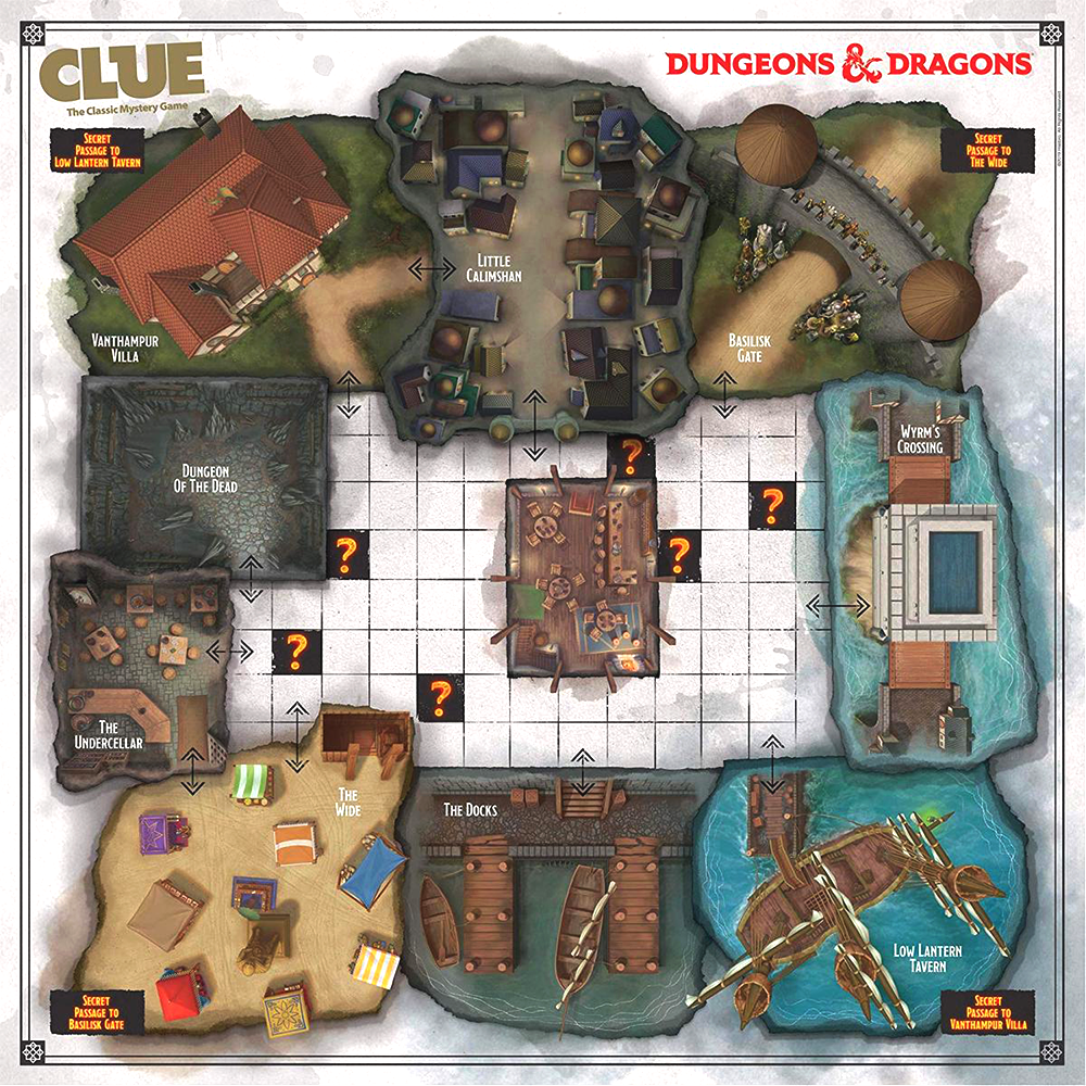 CLUE: Dungeons &amp; Dragons classic board game