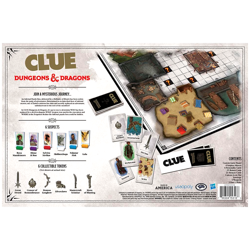 CLUE: Dungeons &amp; Dragons classic board game