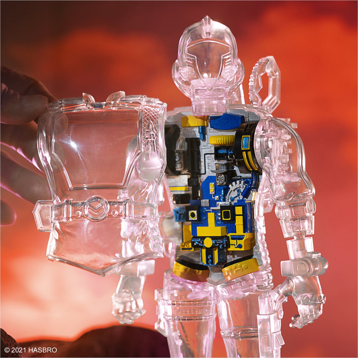 G.I. Joe Super Cyborg – Cobra B.A.T. (Clear) by Super7