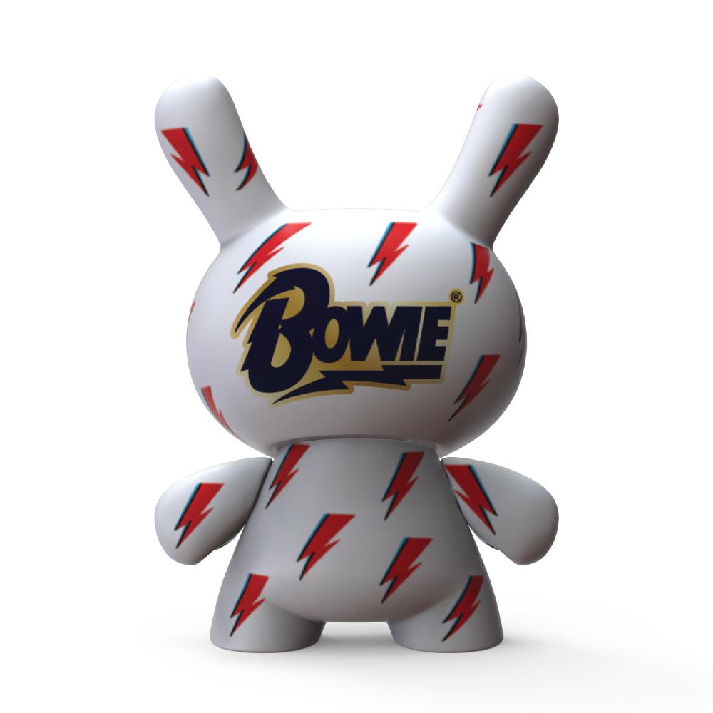 Kidrobot X David Bowie Icon Lightning Bolt 8&quot; Dunny Art Figure By Kidrobot