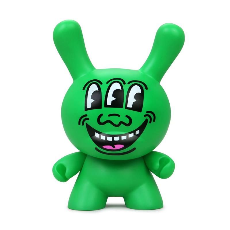 Keith Haring Masterpiece #1 Three Eyed Face 8" Dunny by Kidrobot