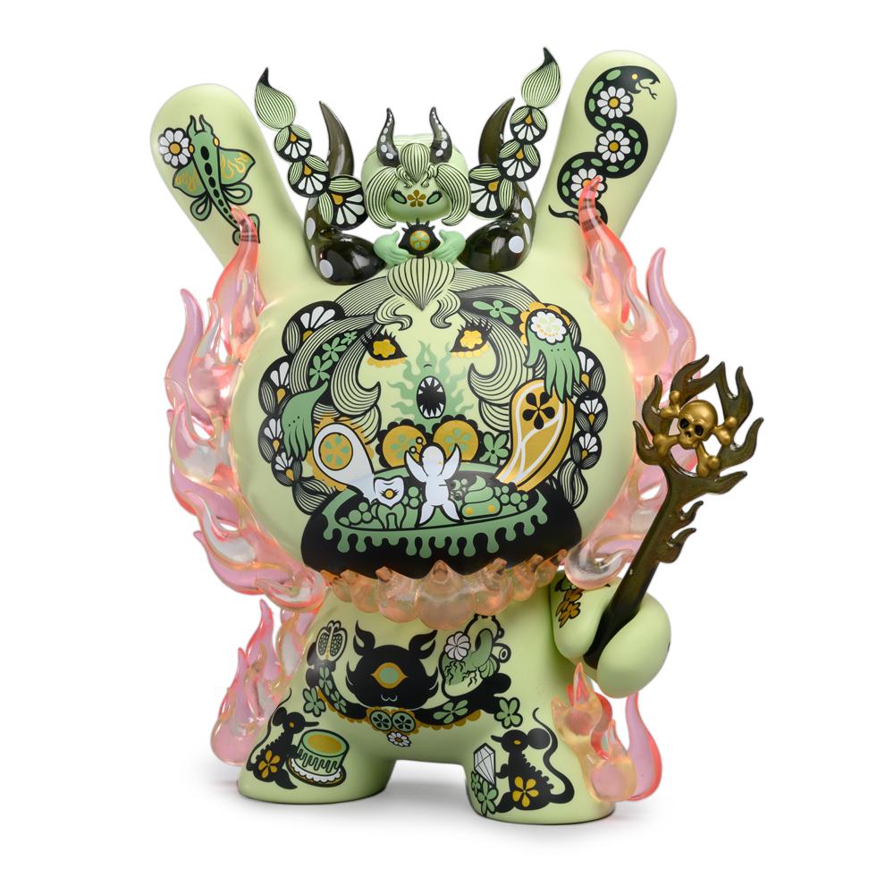 La Flamme 8" Dunny By Junko Mizuno X Kidrobot - Green Edition