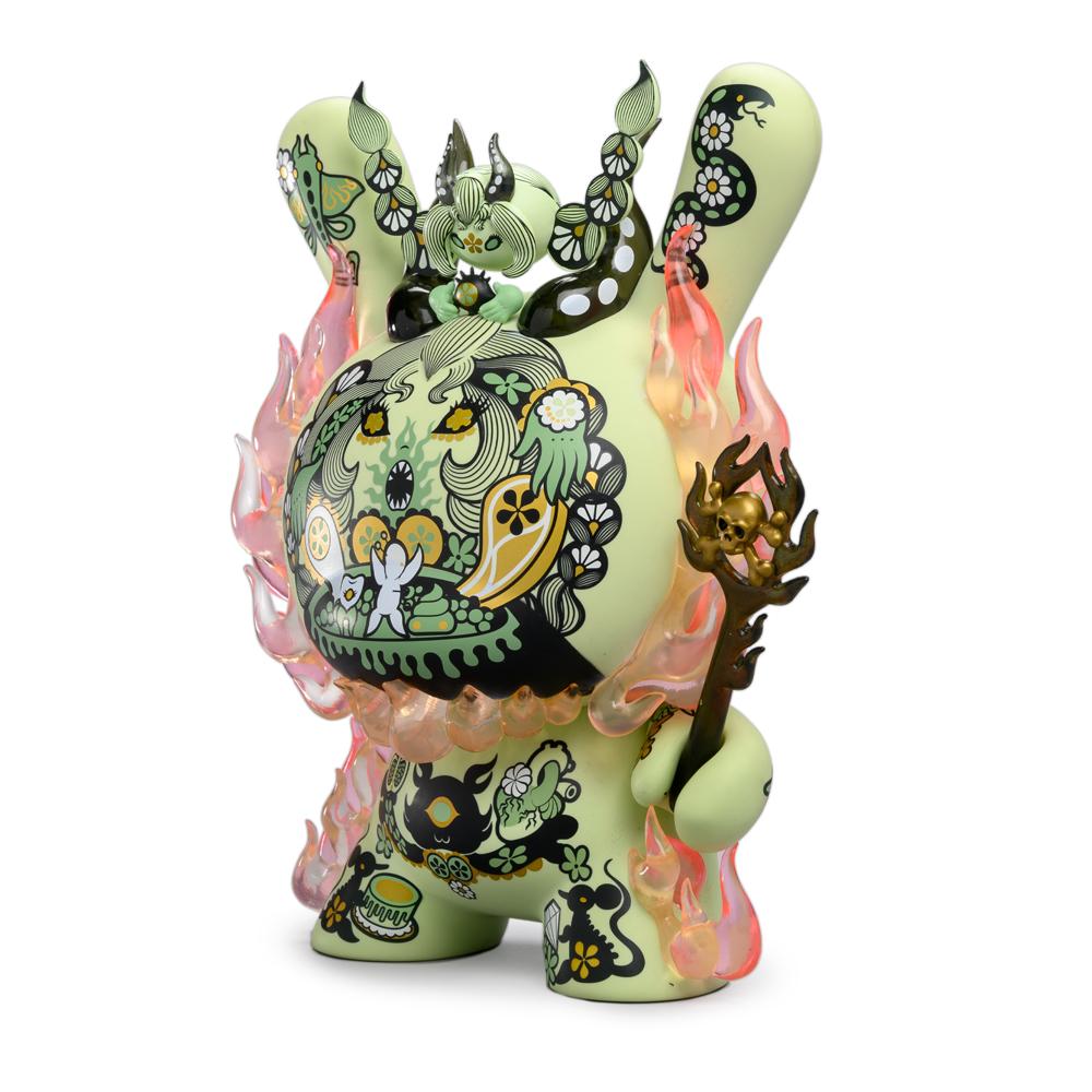 La Flamme 8" Dunny By Junko Mizuno X Kidrobot - Green Edition