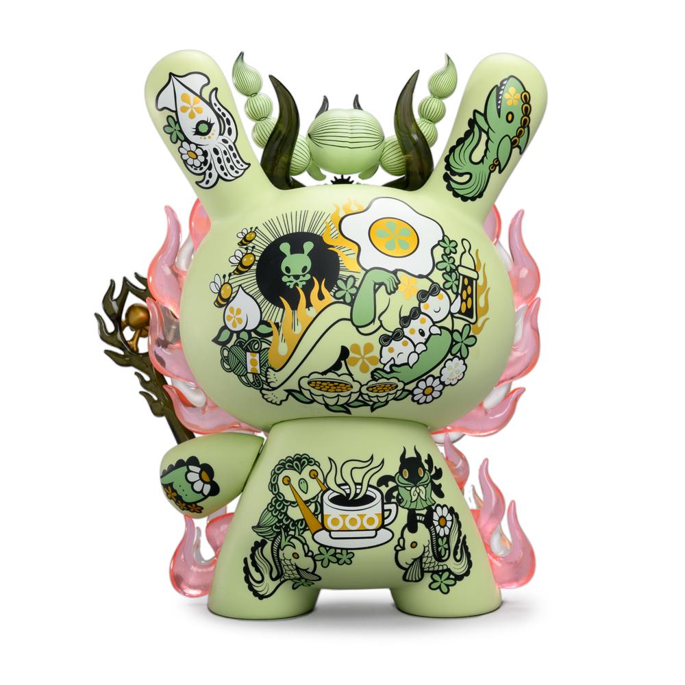 La Flamme 8" Dunny By Junko Mizuno X Kidrobot - Green Edition