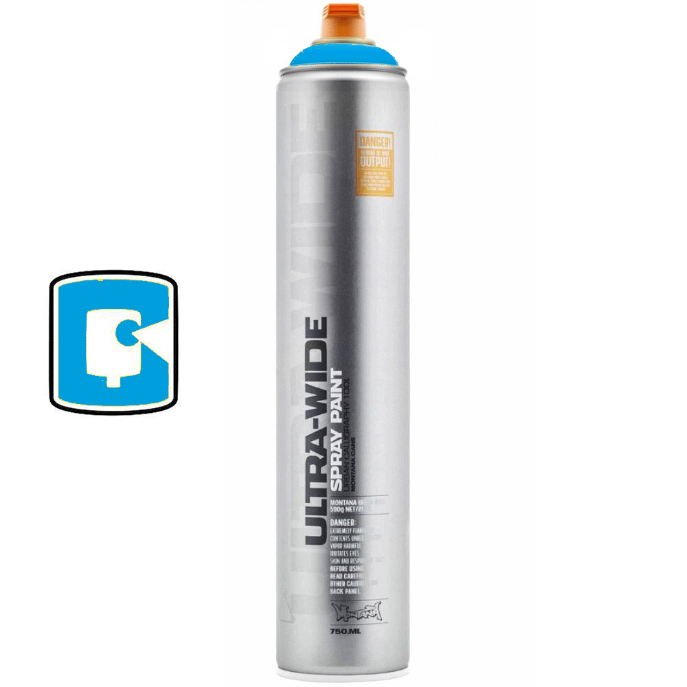 Light Blue Montana Ultra Wide 750 ML Spray Paint